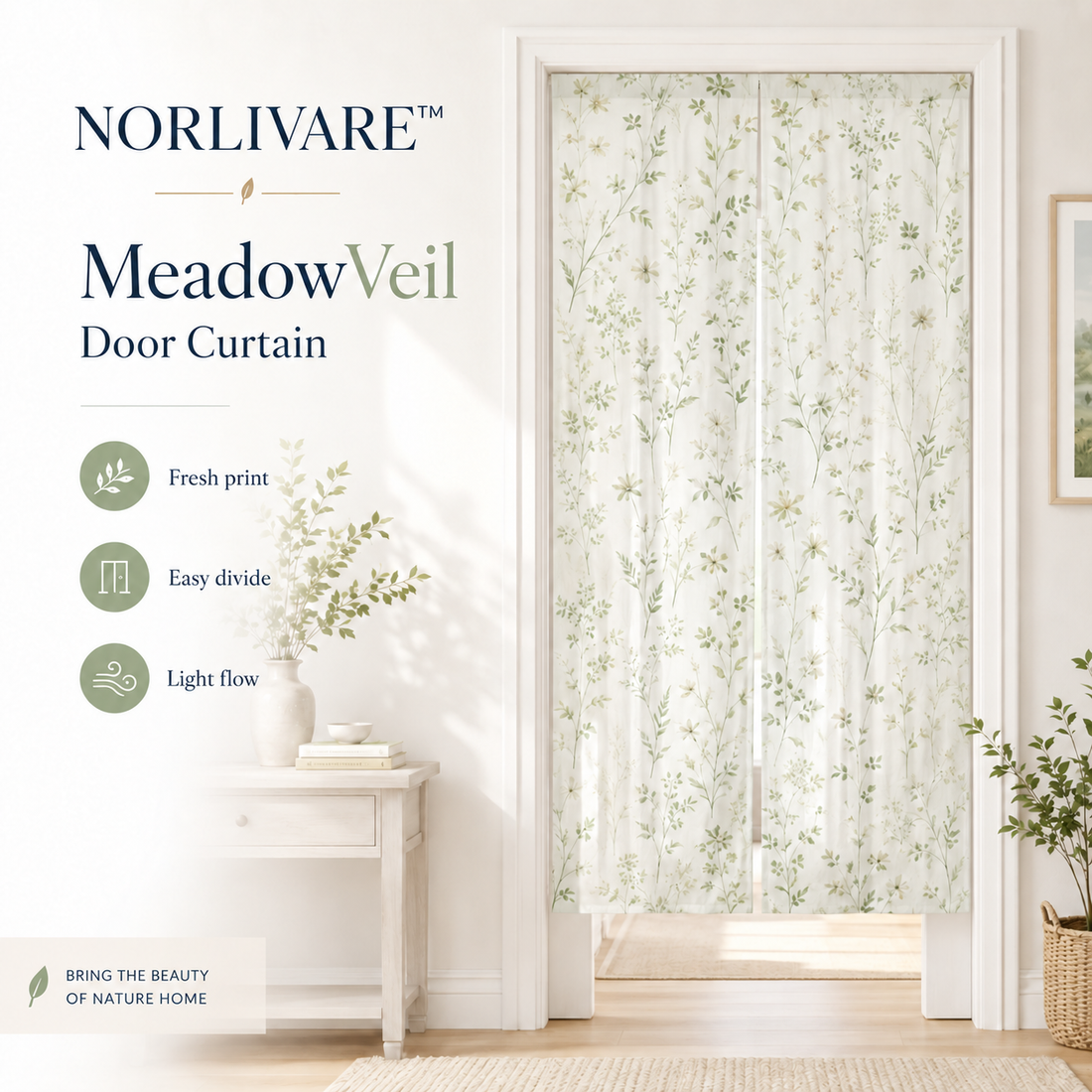 HAVENLUNE™ MeadowVeil Door Curtain
