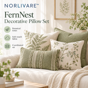 HAVENLUNE™ FernNest Decorative Pillow Set