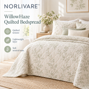 HAVENLUNE™ WillowHaze Quilted Bedspread