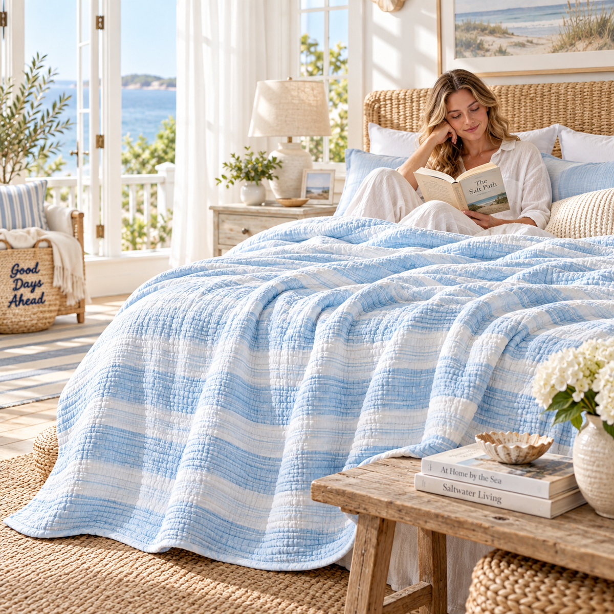 HAVENLUNE™ CloudStripe Summer Quilt
