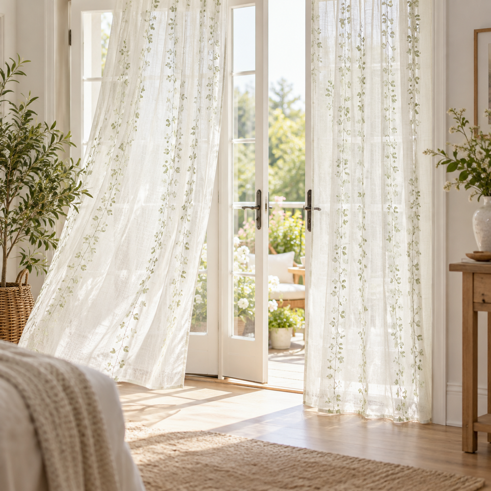 NORLIVARE™ MeadowVeil Door Curtain