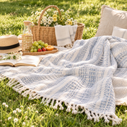 HAVENLUNE™ PicnicBreeze Cotton Throw