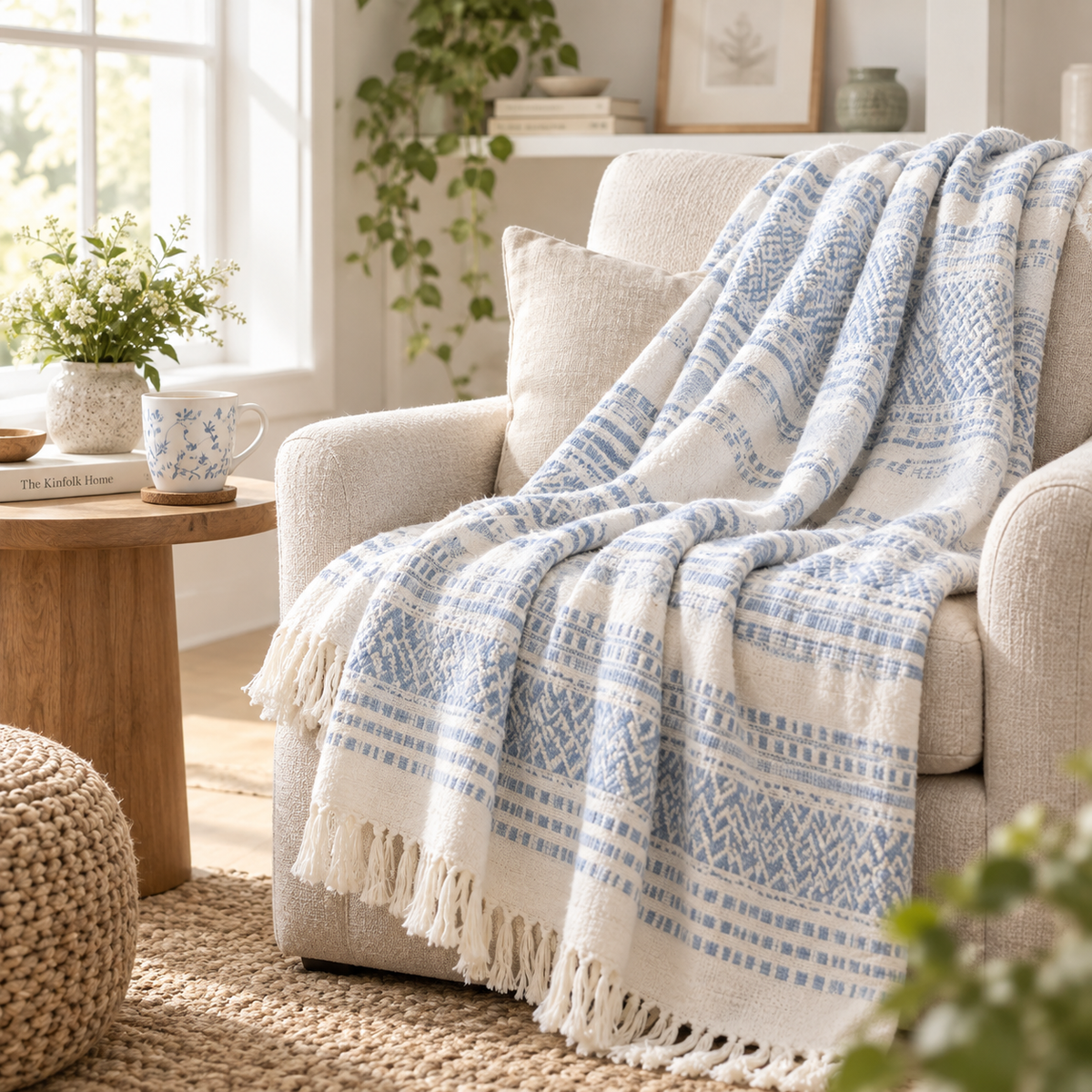 HAVENLUNE™ PicnicBreeze Cotton Throw
